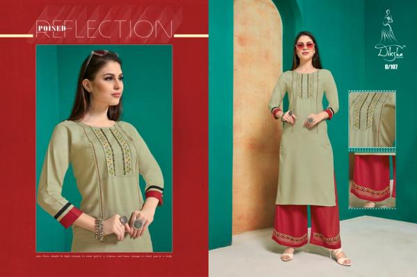 Diksha-Netra-1 Rayon Kurti With Plazzo Readymade Collection